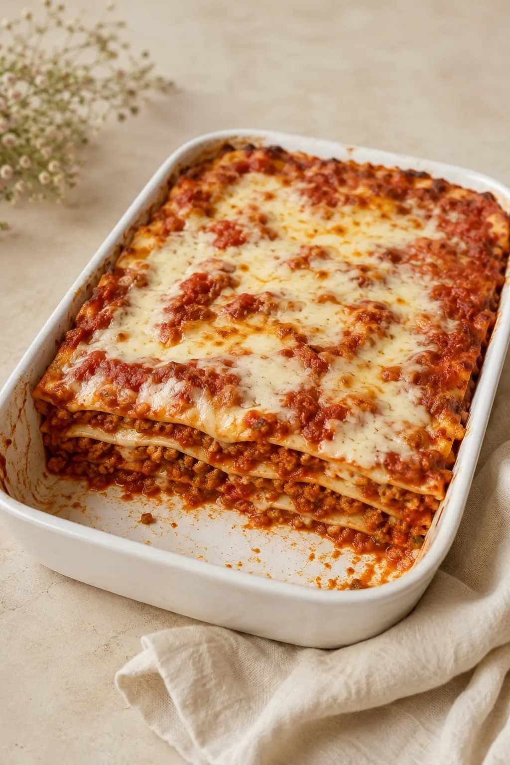 Lasanha de Carne vegetal