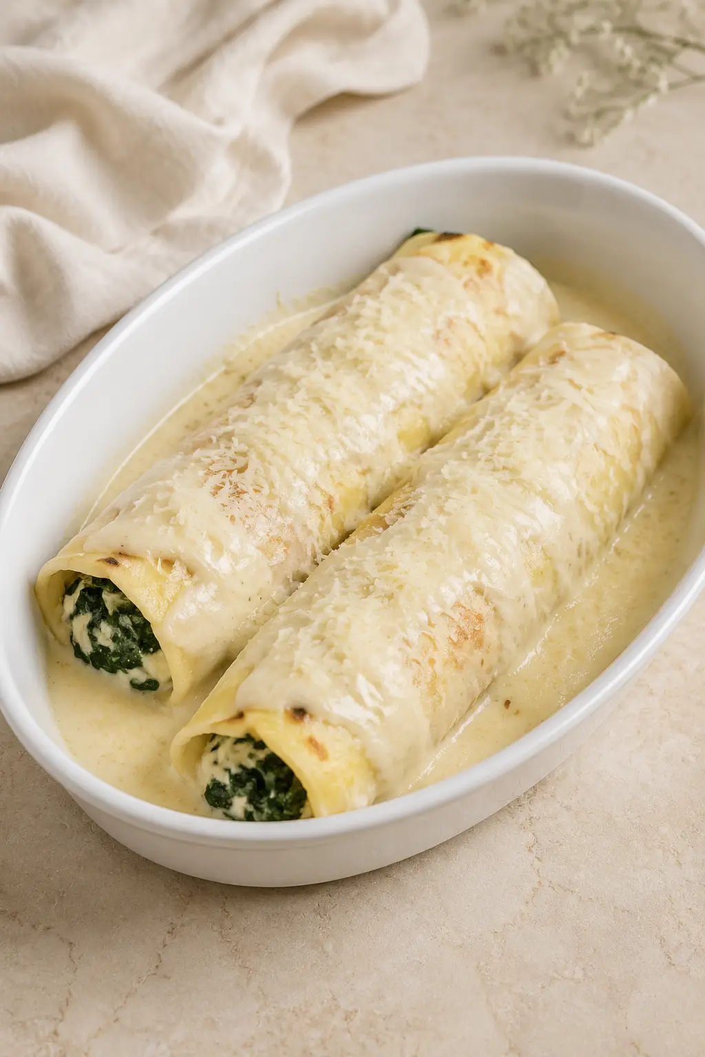 Panquecas de Espinafre com parmesão
