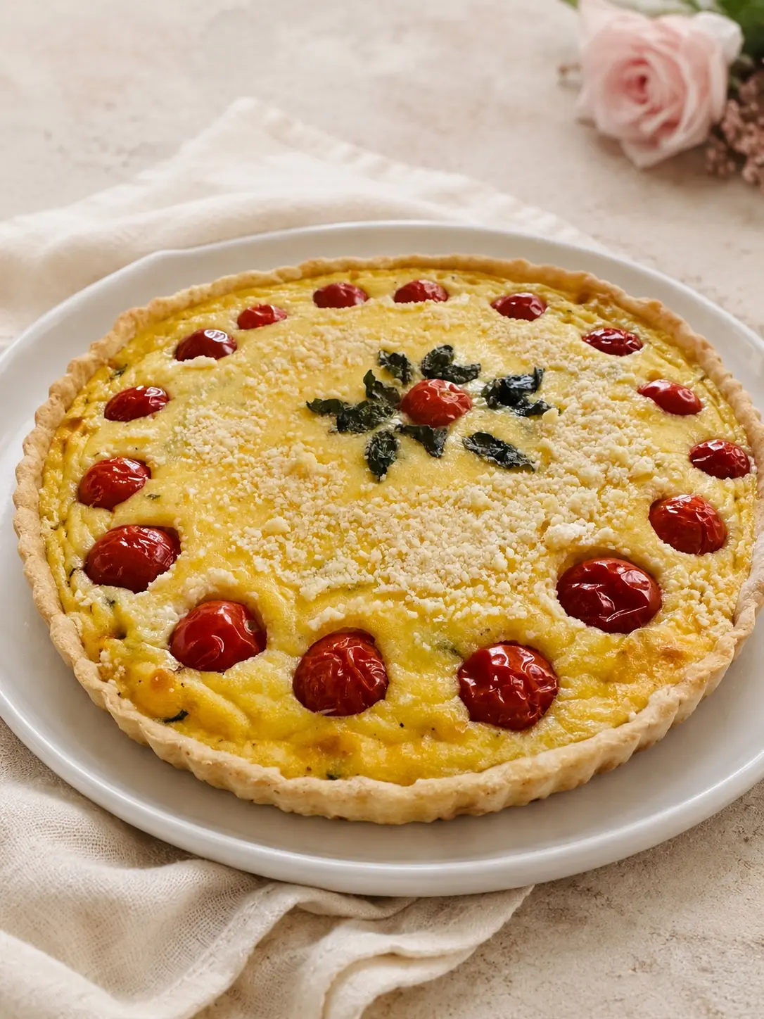 Quiche de Caprese